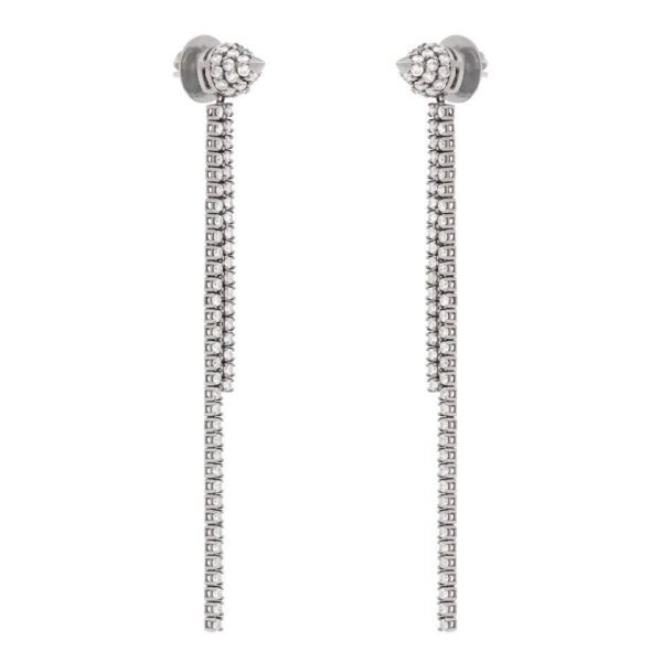 Alternative view of Brinco Hip Hoop Riviera Spike Ouro Branco