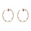 Brinco Hip Hoop Argola Spike
