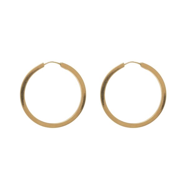 Argola P Ouro Amarelo