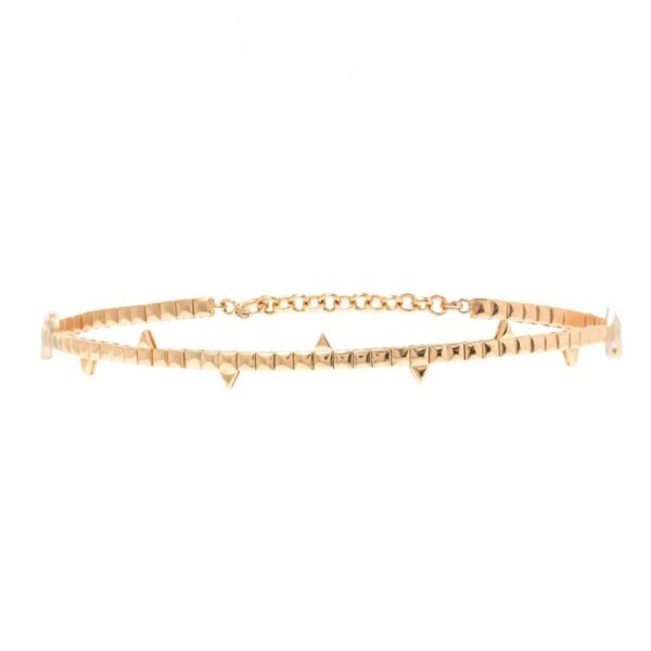 Choker Hip Hoop Folheada em Ouro Rose
