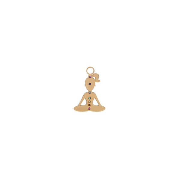 Pingente Chakras Ouro Amarelo