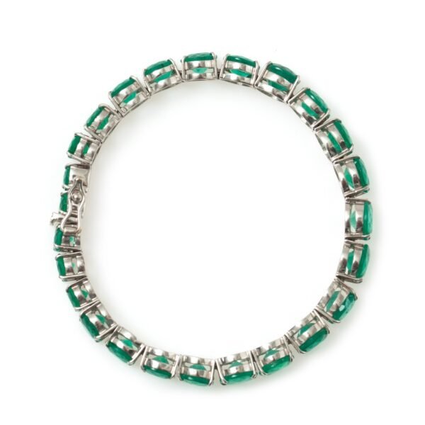 Alternative view of Pulseira Riviera Ouro Branco