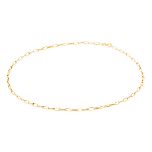 Corrente Lock 50cm Ouro Amarelo
