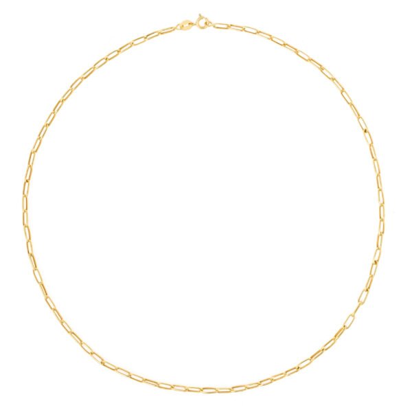 Alternative view of Corrente Lock 50cm Ouro Amarelo