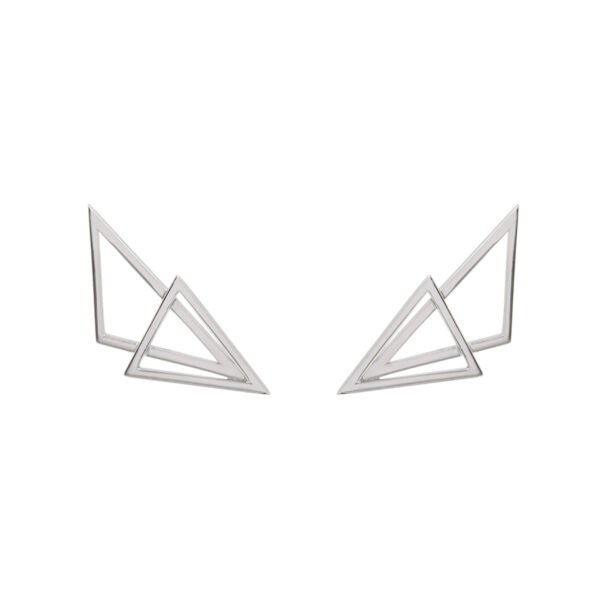 Brinco Iggy Liso Ouro Branco