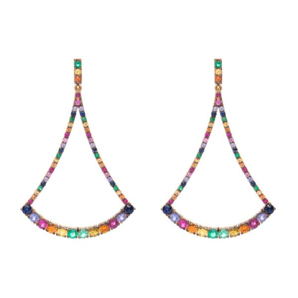 Brinco Chandelier Ouro Amarelo