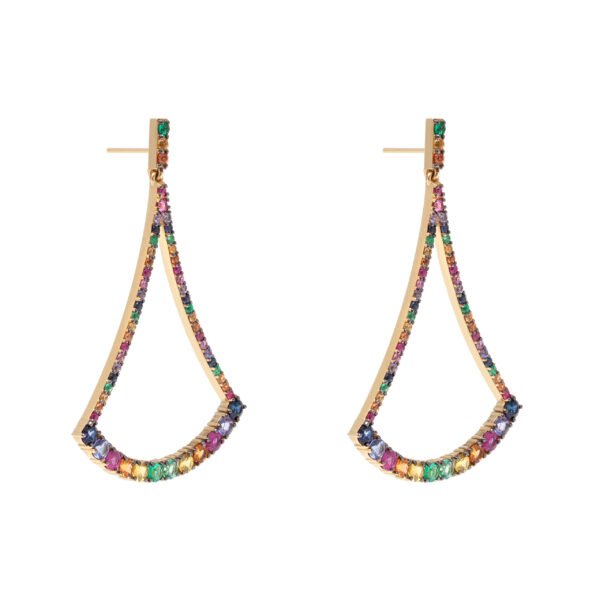 Alternative view of Brinco Chandelier Ouro Amarelo