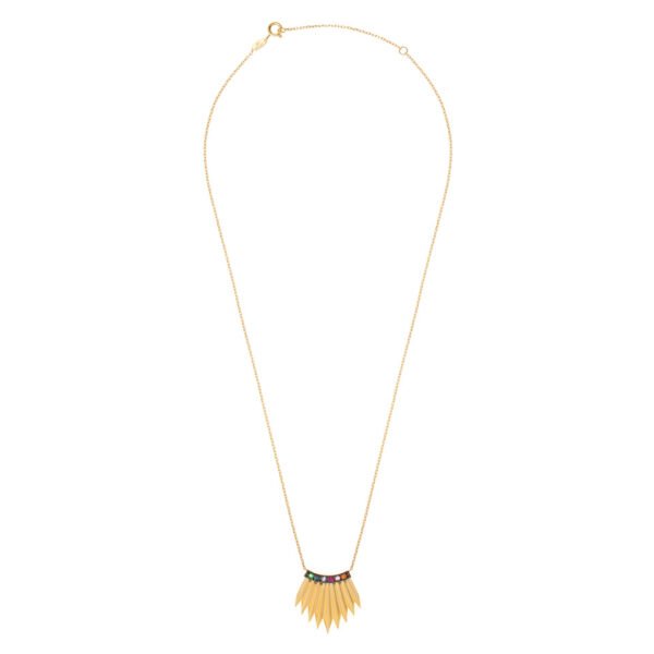 Colar Apache Cocar Ouro Amarelo