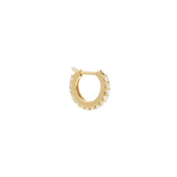 Piercing Furo Diamantes Ouro Amarelo