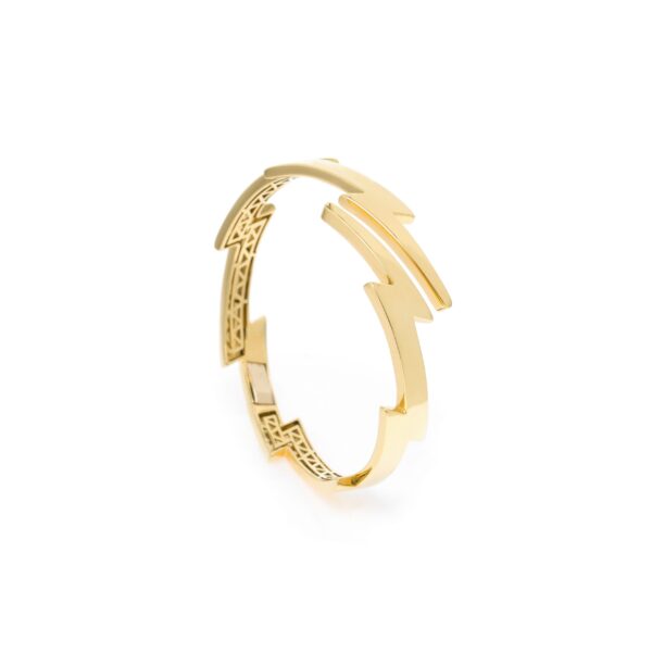 Alternative view of Pulseira Bowie Ouro Amarelo