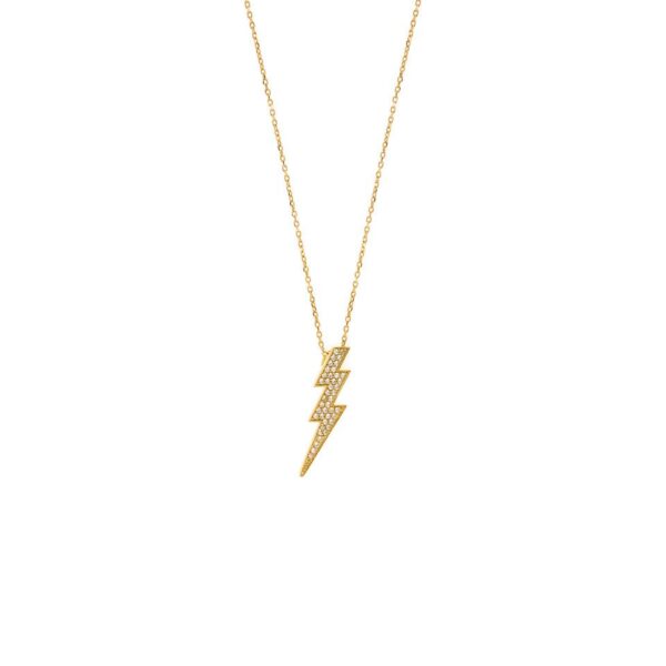 Colar Bowie Médio Diamantes Ouro Amarelo