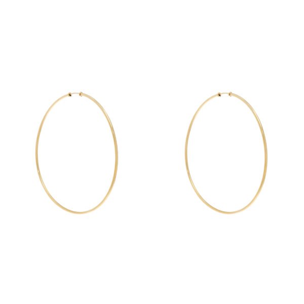Alternative view of Argola Maxi Ouro Amarelo