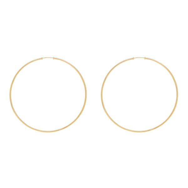 Argola Maxi Ouro Amarelo