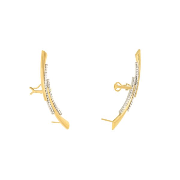 Alternative view of Brinco Ear Cuff Elektra Diamantes