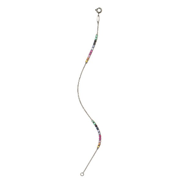 Pulseira Apache Ouro com Ródio Negro