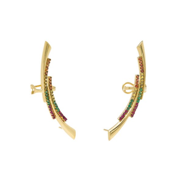 Alternative view of Brinco Ear Cuff Elektra Colorido