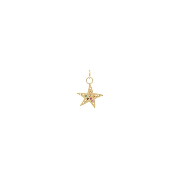 Pingente Estrela D'Água Colorido
