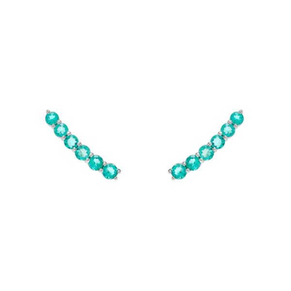 Brinco Ear Cuff  Esmeraldas Colombianas