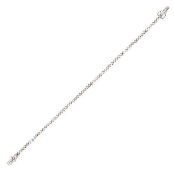 Alternative view of Pulseira Riviera Illusion 1.5 pontos Ouro Branco