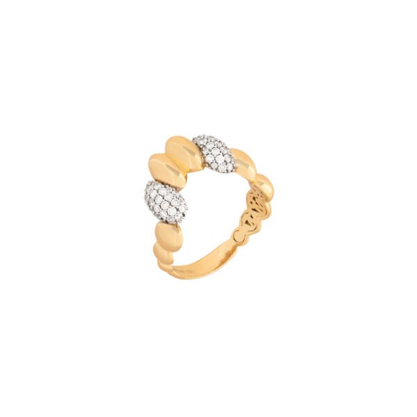 Anel Jeff Koons Ouro Amarelo e Diamantes