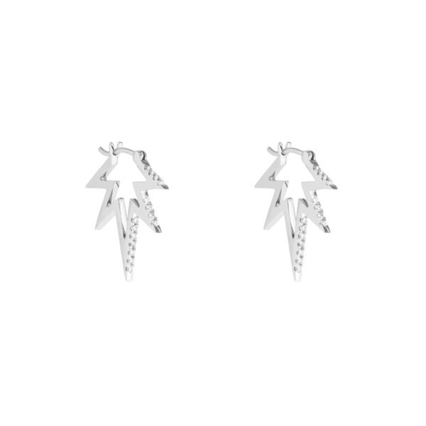 Brinco Supernova P Diamantes Ouro Branco