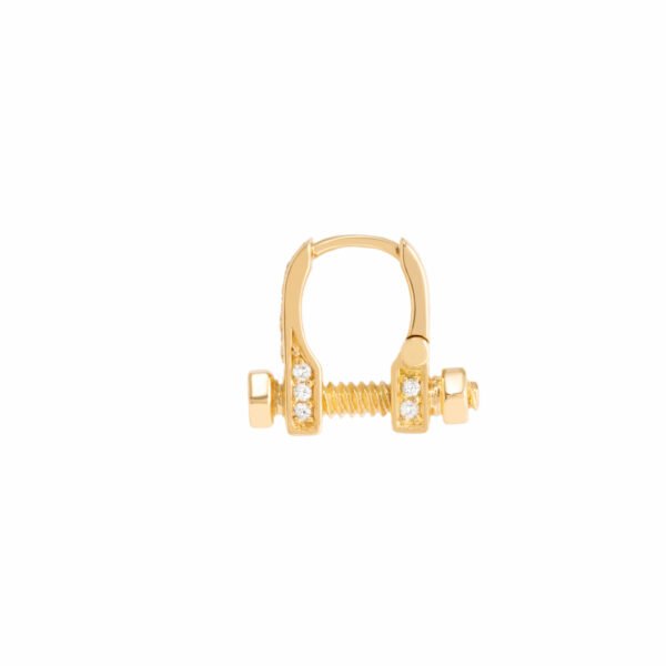 Alternative view of Brinco RE-charge Pequeno Diamantes Ouro Amarelo