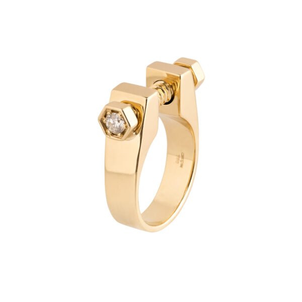 Anel RE-charge Ouro Amarelo