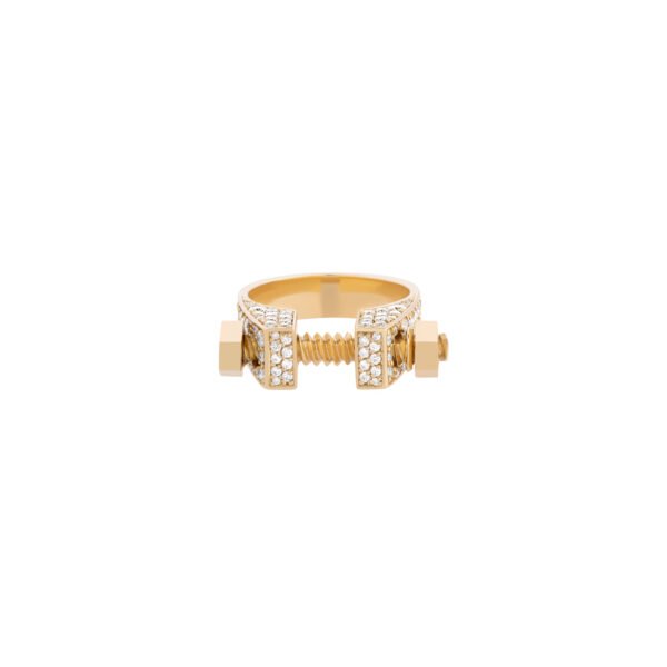 Alternative view of Anel RE-charge Diamantes Ouro Amarelo