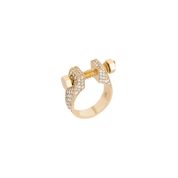 Anel RE-charge Diamantes Ouro Amarelo