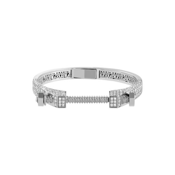 Alternative view of Pulseira RE-charge Diamantes Ouro Branco