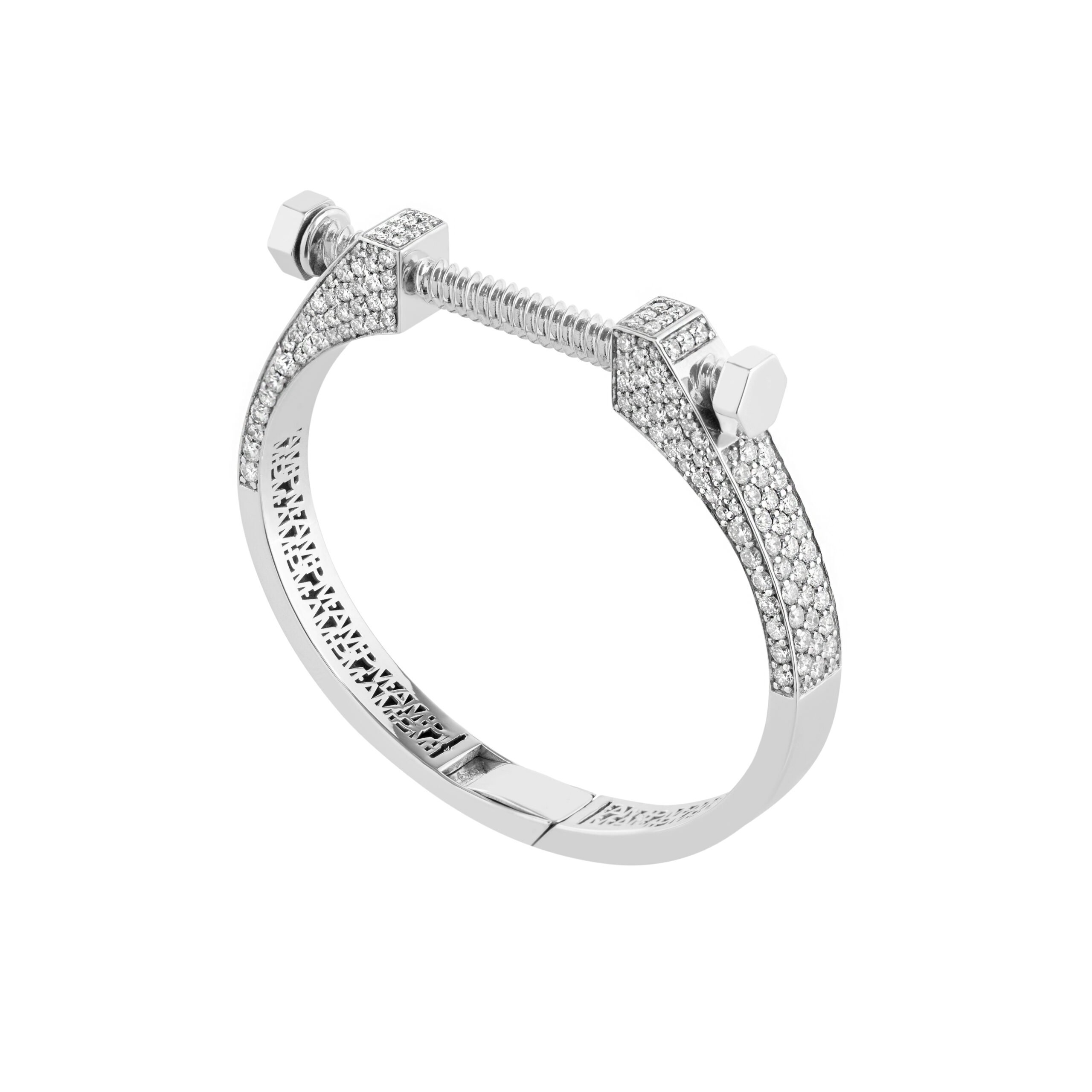 Pulseira RE-charge Diamantes Ouro Branco