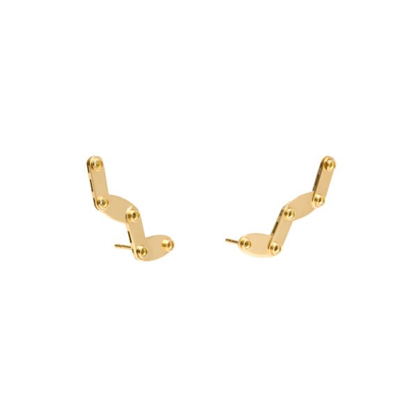 Alternative view of Brinco RE-volve Ear Cuff Ouro Amarelo