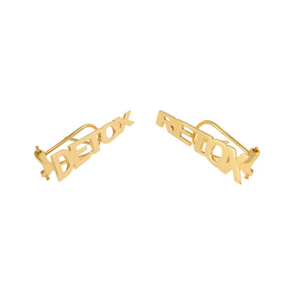 Alternative view of Brinco Ear Cuff Detox / Retox Ouro Amarelo