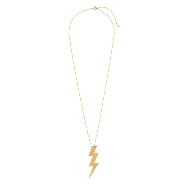 Colar Bowie Grande Liso Ouro Amarelo