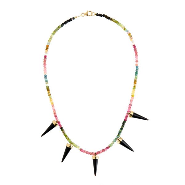Colar Journey Spike Ônix
